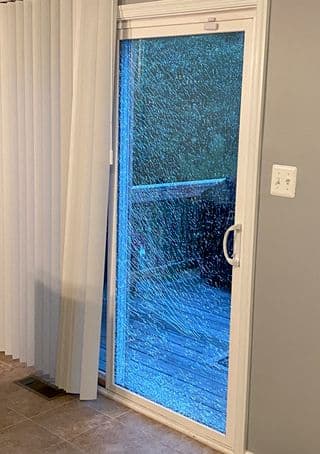 Residential door service project completed by Omega Doors and Locks installation team