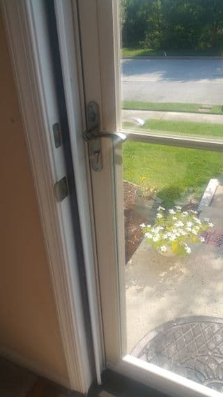 Door and lock upgrade project finished for a residential property